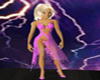 pink scultpt dress