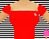 red peppermint shirt