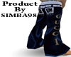 Blue Satin Gucci Pants 2