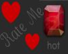 Rate me "Hot" sticker