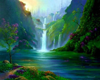 Peaceful Waterfall