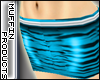 [m] Candy Blue Zeb Skirt