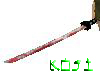 Animated Bloody Katana