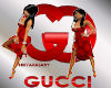 M* GUCCI RED DRESS