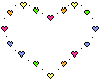 colored heart!