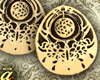 {a} GoldCutoutEarrings