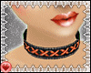 SP* Orange Ribbon Choker