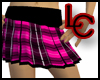 Pink Heart Mini Skirt