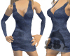 Dark Blue Mini Dress