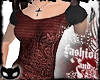 [SIN] Red WashedOut top