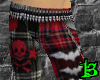 Red White Vamp Punk Pant