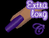 Long Nails in Deep Purple