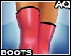 *AQ*Plastic Boots Pink