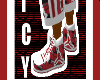 red mj camo kickz