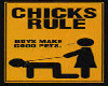 Girls Rule Sticker