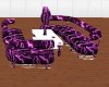 (W) purple lighting sofa