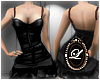 LIZ noir bustier dress