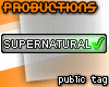 pro. pTag Supernatural