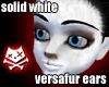 White Pointed Ears