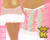 {K} Rainbow MiniSkirt