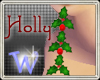 *W* Christmas Earrings