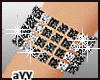 Diamd Bracelet Blk*S(L)