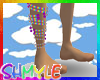Rainbow Anklet (R)