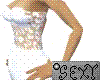 Strapless White Lace