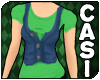 .C. Vest and Green Tee
