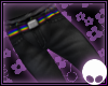 Rainbow Jeans M