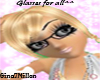 Black emo glasses