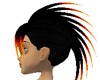 Fire Tipped Black Hair