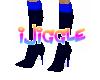 Blue/Black Boots