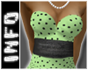 Mint Polka Dot Top