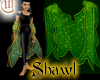 Shawl - Green and Gold