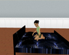 Blue Portal Pose Bed