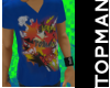 blue snazzy tee