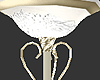 White Satin Floor Lamp