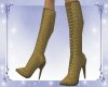 Spun Gold Stiletto Boots