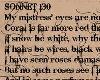 Sonnet 130