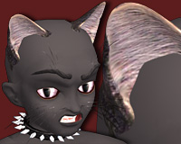THE BEST CAT EARS Black