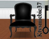 Midnight black Chair