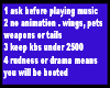 rules