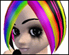 Black and Rainbow Chunks
