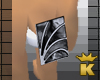 {K} Black Stones Ring