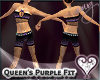 Queens purple outfit