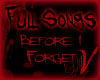 FS - Before i Forget
