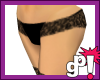 gP! Lace Tanga Black