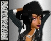 QT~Blk Cowgirl Hat~Hair