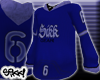 Sikk Pocket Hoody Blue
